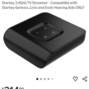 Starkey StarLink Edge TV Streamer, Compatible with Starkey Genesis, Livio, Evolv